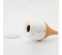 Olla Artisanal Fait-Main 100% céramique 70 iffuseur d'eau Autonome pour des Plantes en Bonne santé | Irrigation Lente | Facile Efficace | Modele Blanc Pattes de Chat