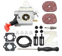 Ollanoos Carburateur C1M-S267A, kit de carburateur FS40 avec filtre à air de rechange pour Stihl FS40 FS50 FS56 FS70 FC56 FC70 HT56 HT56C KM56 KM56RC KN56 débroussailleuse Weed Eater 4144 120 0608