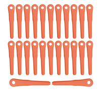 Ollanoos Lot de 24 lames en plastique en nylon Longueur 145 mm Remplacement pour Stihl Polycut 6-2, 6-3, 7-3, 28-2, 48-2