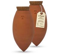 Ollas d'irrigation en terre cuite, 750 ml, lot de 2, fabriquées à la main