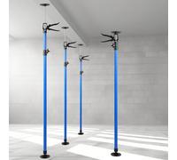 Ollewiellan 4 supports de plafond, supports de montage jusqu'à 50 kg, supports télescopiques jusqu'à 45°, support de montage 115-290 cm, support de montage pour murs, plafonds, supports réglables en