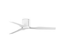 OLS Original / MICA/Ventilateur de plafond blanc sans lumière, Ø132 cm/Ultra Silencieux, basse consommation, 6 Vitesses, Télécommande, Été-Hiver, minuterie