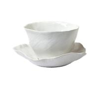 Olsson & Jensen Tasse Clair avec soucoupe Blanc