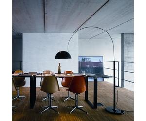 Oluce Coupé Lampadaire arqué, E27, L3320/R NE,