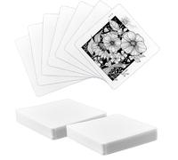 OLYCRAFT 100pcs carrés de papier blanc 12x12cm Papier aquarelle vierge Carreaux d'artiste Papiers à dessin blanc pour calligraphes artistes aquarelle carnet de croquis fournitures de peinture