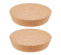 OLYCRAFT 2Pcs Bouchons en Liège Coniques 11.6-13cm Bouchon Conique en Bois pour Bocal en Verre Couvercle de Bouteille de Vin Remplacement en Bois Tendre Naturel pour la Cuisine Les Cadeaux de Mariage
