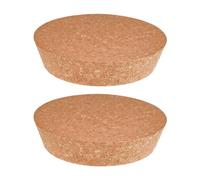 OLYCRAFT 2pcs grands bouchons en liège coniques en liège de 12-14 cm pour bocaux de cuisine, mariage, conserves, 3 cm d'épaisseur