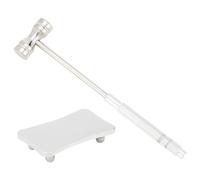 OLYCRAFT Mini Marteau Acier Double Tête Plaque Estampage Bijoux Métal DIY | 16x3,4x1,4cm, Acier Inoxydable 304, Outil PréCis Solide, Adapté Aux Travaux D’Estampage pour Fabrication Artisanaux MéTal