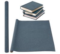 OLYCRAFT Tissu de Reliure de Livre de 100x43cm Couverture de Livre Gris Clair Surface en Tissu Polyester avec Support en Papier Tissu de Livre de Bricolage Couverture de Protection pour Reliure