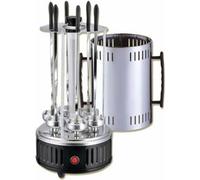 OLYMP Gril électrique, gril à kebab, gril à chicha 1000 W, 6 broches à griller, H 40 cm, Ø 19 cm