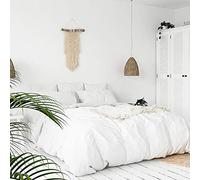 Olympe Literie - Couette 140x200 en Duvet & Plumes de Canard Natura - Moelleuse, Chaude et Respirante - Garnissage Naturel 350g/m² & Enveloppe 100% Coton - Made in France