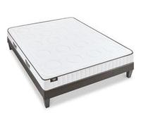 OLYMPE LITERIE - Ensemble CRISTAL 160x200 cm - Matelas Mémoire de forme + Sommier Bois G