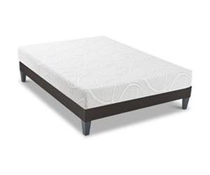 OLYMPE LITERIE - Ensemble EUPRAXIE 140x190 cm - Matelas Mémoire de forme + Sommier Bois G
