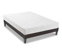 OLYMPE LITERIE - Ensemble EUPRAXIE 140x200 cm - Matelas Mémoire de forme + Sommier Bois G