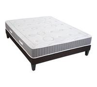 OLYMPE LITERIE - Ensemble INTUITION 140x200 cm - Matelas Mémoire de forme + Sommier Bois G