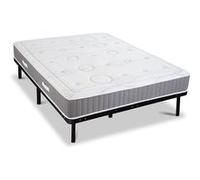 OLYMPE LITERIE - Ensemble INTUITION 140x200 cm - Matelas Mémoire de forme + Sommier Métal G