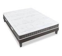 OLYMPE LITERIE - Ensemble INTUITION 180x200 cm - Matelas Mémoire de forme + Sommier Bois G