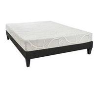 OLYMPE LITERIE - Ensemble POSEIDON 160x200 cm - Matelas Mémoire de forme + Sommier Bois G