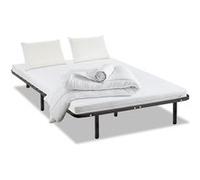 OLYMPE LITERIE - Pack Prêt à dormir EGIO 90x200 cm - Matelas Latex Like + Sommier Métal + Accessoires G
