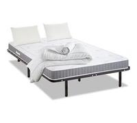 OLYMPE LITERIE - Pack Prêt à dormir INTUITION 160x200 cm - Matelas Mémoire de forme + Sommier Métal + Accessoires G