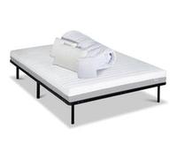 OLYMPE LITERIE - Pack Prêt à dormir VENUS 140x200 cm - Matelas Mousse Haute Densité + Sommier Métal + Accessoires G