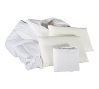 OLYMPE LITERIE - Pack REVERIE Protège matelas + Couette + Oreiller 180x200 cm Blanc G