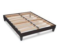 OLYMPE LITERIE - Sommier à lattes en bois KIT15 180x200 cm - Coloris Gris anthracite - Livré en kit Gris G