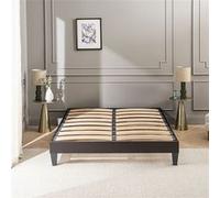 OLYMPE LITERIE - Sommier à lattes en bois KIT15 200x220 cm - Coloris Gris anthracite - Livré en kit Gris G