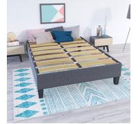 OLYMPE LITERIE - Sommier en kit ERGOSTAR - Gris clair - 180x200