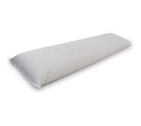 Traversin Mémoire de forme Bamboo - Housse bambou lavable - 13 cm d'épaisseur - 135x35 cm