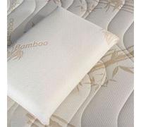 OLYMPE - Lot de 2 oreillers mémoire de forme Bio40x60 cm Blanc G