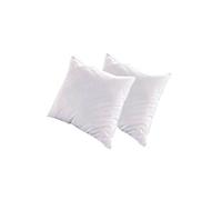 Olympe - Lot de 2 oreillers natura - duvet & plumes - mi-fermes - 60 x 60 cm