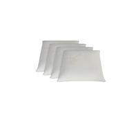 Olympe - Lot de 4 oreillers bio - mousse à mémoire de forme - moelleux - 60 x 60 cm