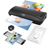 Olympia Jeu de plastification A 230 4 en 1 | Plastifieuse avec arrondisseur d'angle, coupe-papier et films de plastification | Protection contre la surchauffe | Plastifieuse A4