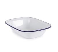 Plat de service rectangulaire acier émaillé olympia 280x190x55mm lot de 6 G