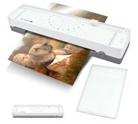 OLYMPIA A 120 Combo Plastifieuse A4 | Plastifieuse compacte avec coupe-papier intégré | Pour films de plastification de 80 à 125 microns | Plastifieuse DIN A4