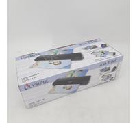 OLYMPIA A 230 Plastifieuse 4 en 1 avec règle de coupe et arrondisseur de coins, 40 feuilles de plastification incluses.
