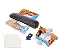 Olympia Kit de plastification A 330 Plus 3138 – Set 4 en 1 DIN A3–A8, cartes de visite – Noir