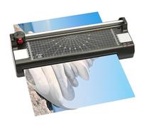 Olympia A340 Combo Plastifieuse avec massicot 330 mm température chaud/froid Noir/Argenté