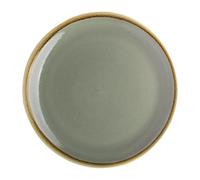 Assiette Plate Ronde Couleur Mousse 230 mm - x 6 - - Porcelaine