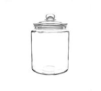 Olympia Biscotti Pot à biscuits avec couvercle 6,5 litres, verre transparent, taille : 293 (H) x 200 (Dia) mm, Style vintage, passe au lave-vaisselle, GM581