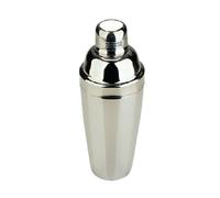Olympia C581 Cobbler Shaker à cocktail 3 pièces en acier inoxydable, argenté