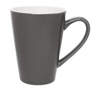 Olympia Cafe Mugs à latte et café gris 340ml (lot de 12), passe au four, au micro-ondes et au lave-vaisselle, soucoupes disponibles séparément (GL047, GL048, GL049, HC407 et GL464), GL488