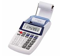 Olympia Calculatrice de bureau CPD 425, impression 12 chiffres, rouleau 57 mm, encre bleue, noir