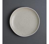 Olympia Chia Assiettes 205 mm (lot de 6), porcelaine vitrifiée couleur sable, passent au micro-ondes et au lave-vaisselle, vernis réactif, usage professionnel et domestique, DR808