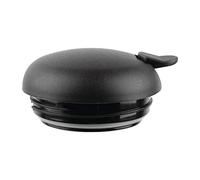 Olympia Couvercle de rechange en plastique noir pour carafes sous vide C092 et CE227 - Fonctionnement par pouce et versement facile