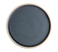 Olympia FA300 Lot de 6 assiettes rondes plates en toile Bleu granit 180 mm