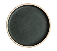 Olympia FA321 Lot de 6 assiettes rondes plates en toile Vert vert-de-gris 180 mm