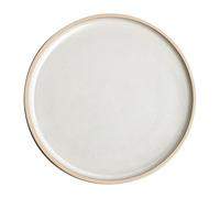 Olympia FA328 Lot de 6 assiettes rondes plates en toile Blanc Murano 180 mm