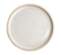 Olympia FA329 Lot de 6 assiettes rondes plates en toile Blanc Murano 250 mm de diamètre
